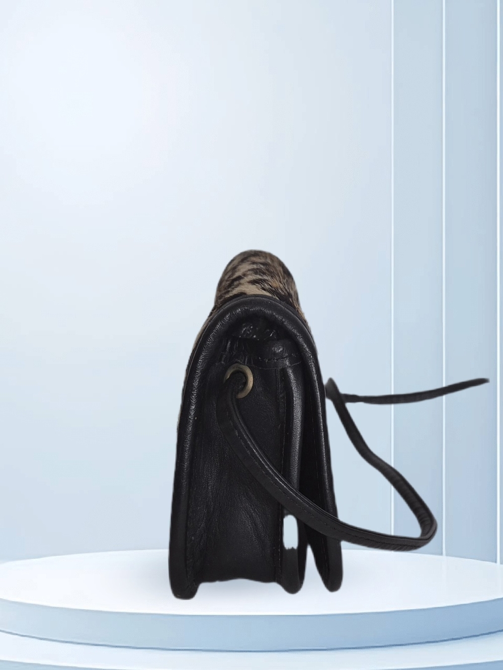 Zippi Leopard Fur & Leather Crossbody - Picture 4 of 8